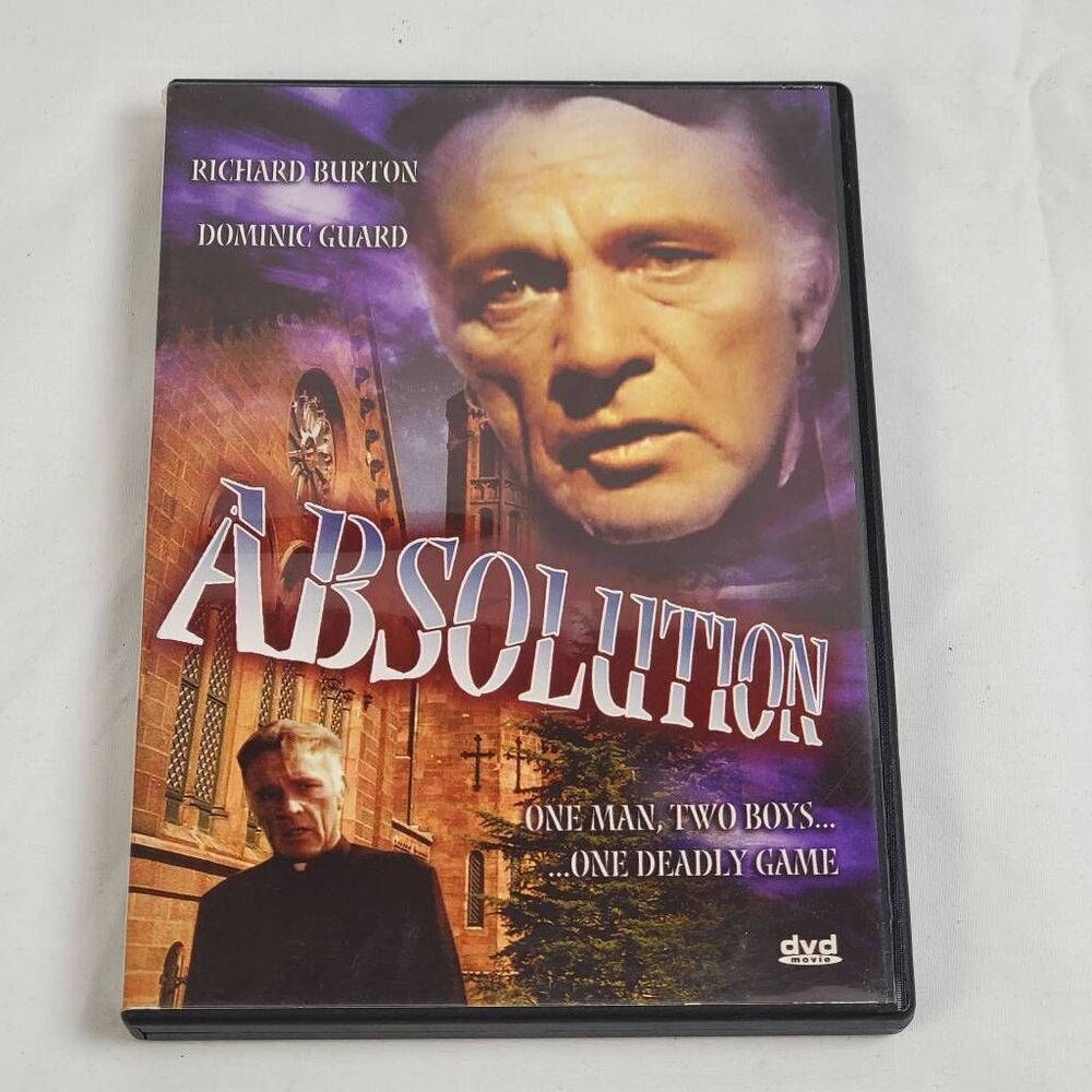 Absolution DVD Richard Burton Suspense Drama Full Screen